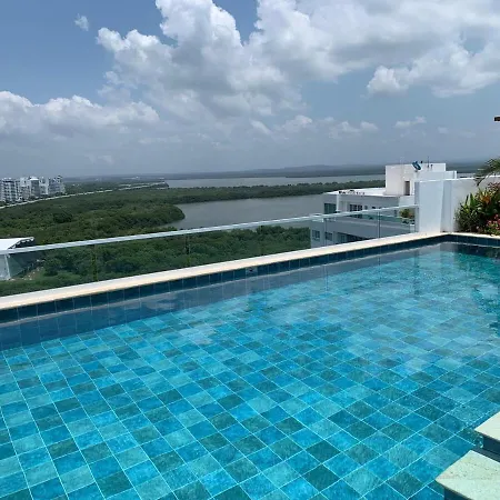 Apartamento 13th Floor, With Jacuzzi Cartagena